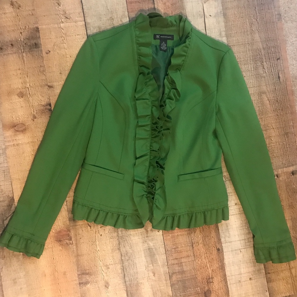 NWOT INC Ruffled Blazer - Picture 4 of 8